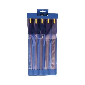 BLU-DAN Chrominox-Werkstatt-Feilensatz 5-teilig Hieb 3/200 mm