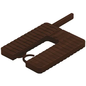 ROTO Euroklick Distanzplatte mit Sperrhaken & Montagehilfe 40 x 30 x 10 braun