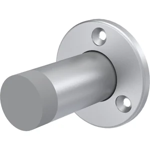 KWS Wandtürpuffer 2012 ø 55 mm, Höhe 120 mm, Stahl silber lackiert