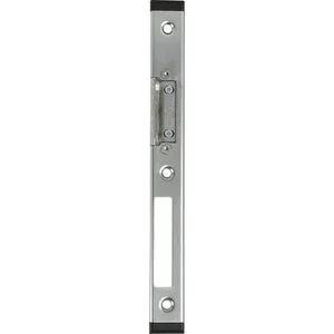Schließblech GU-Secury verstellbar rechts, Falz 11 mm, verzinkt silber
