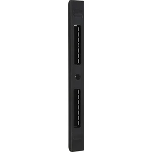 Schließblech verstellbar SB/VAR.7 z.Einfräsen,Rad. 3,5 mm, Zamak schwarz matt