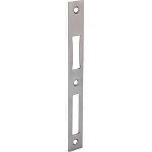 BKS Schließblech B 9000, 216,5 x 24 mm, Fallendurchb. 12, flach eckig