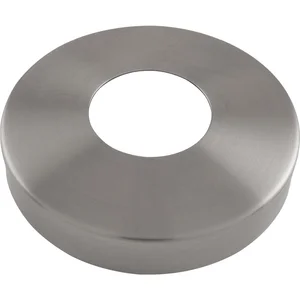 ECONOMY Abdeckrosette für Rohr ø 42,4 mm,Edelstahl geschliffen V2A