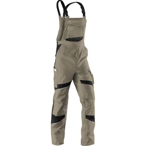 KÜBLER Latzhose Activiq 3250 sandbraun/schwarz 48