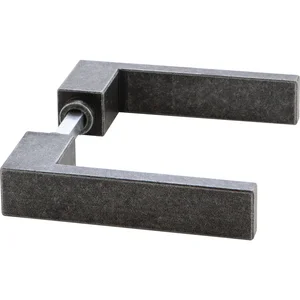 HALCÖ Drückerpaar LECH - Ansatz 18 mm, schwarz lackiert