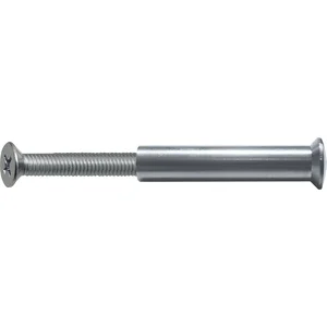 Hülsenschraube f. Bohrung ø 5 mm, TS - 45 mm, M 4 x 25, Stahl vernickelt