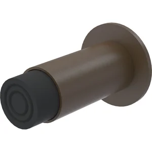 KWS Wandtürpuffer 2065 gefederter Puffer, Länge 100 mm, Alu dunkelbraun eloxiert