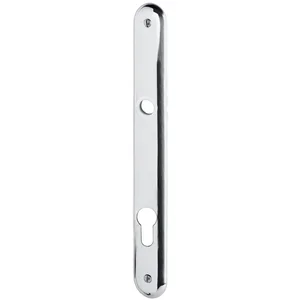 Langschild ELEGANT WG 500, PZ 88, Alu poliert