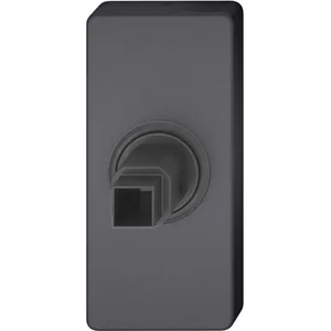 FSB Fenstergriff Adapter-Rosette eckig, Aluminium schwarz matt