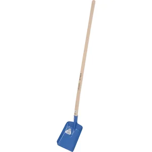 OFFNER Randschaufel aus Stahlblech mit Stiel Größe 310 x 250 mm