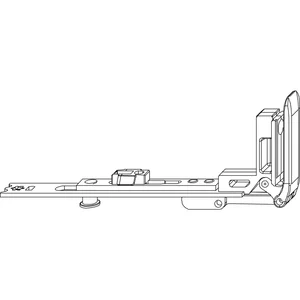 MACO MM Stulpflügelverschluss waagrecht, FFB 230-800 mm, silber (202251)