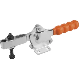 KIPP Waagrechtspanner Type K0074 Stahl horizontal mit waagrechtem Fuß F4=3100N