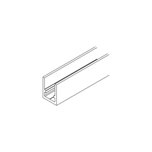 HAWA Junior 80/G Telescopic Trag-Aufnahmeprofile Glas auf Maß