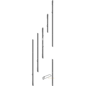 KFV-Stulpgarnitur für MFV-One Reparaturen, Pilzzapfen, Flachstulp 20mm,Edelstahl