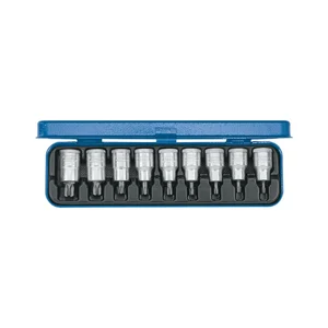 GEDORE Schraubendreher-Einsatz-Satz ITX19PM 1/2"vierkant Torx® 9-teilig