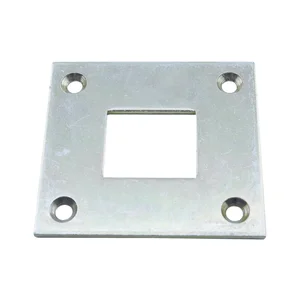 Bodenschließblech für Treibriegelstange 16 x 16 mm, verzinkt