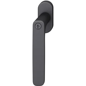 FSB Fenstergriff 34 1289 81415 abschließbar ovale Rosette,Aluminium schwarz matt