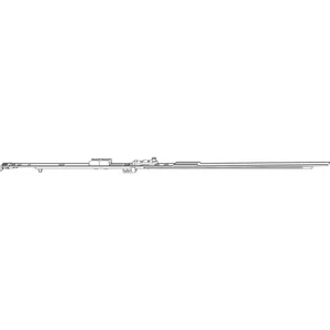 ROTO NT/NX Axerstulp Designo für Drehflügel Hub 18 mm FFB 430-510 mm silber