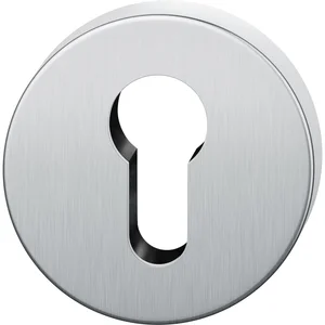 FSB FH-Zylinderrosette rund 17 1735 01110, Edelstahl matt