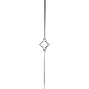 ARTEFERRO Design Stab VK 12 mit Design Element, 1000 mm, Schmiedeeisen