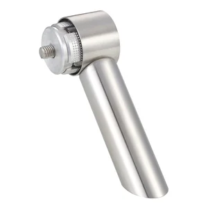 KWS Endstütze RS - schräg 45° Rundrohr, links, 40mm, Edelstahl