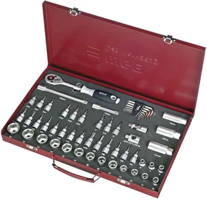 WGB Steckschlüssel-Satz 2480 3/8"vierkant mit Umschaltknarre 55-teilig
