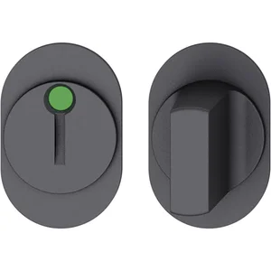 FSB Kleberosette 15 1721 WC, Türstärke 49-58 mm, Aluminium schwarz matt