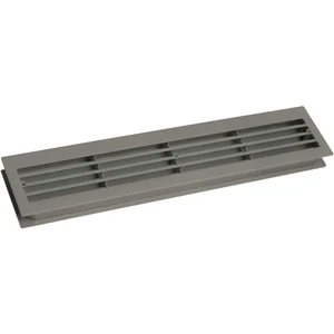 Lüftungsgitter für Zimmertüren 454 x 90 mm TS 35-45 mm Kunststoff dunkelgrau