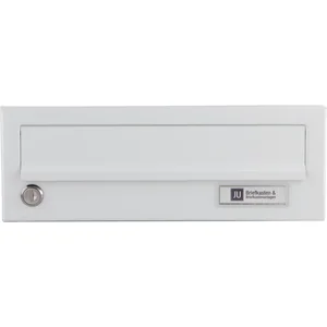 JU Ersatztüre für Hausbrieffachanlage 300 x 110 mm, weiß RAL 9016