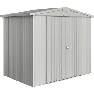 BIOHORT Gerätehaus Europa 3 silber-metallic