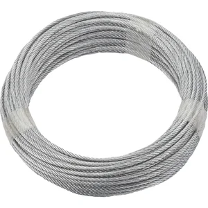 DÖRNER + HELMER Ruck-Zuck Edelstahlseil 3mm, 7x7 Litzen, Ring 20m