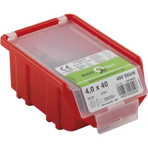 SECOTEC Spanplattenschraube Senkkopf Torx 4.0x 40 in Stapelbox SB-400