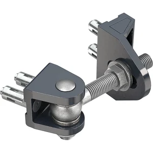 Torband BOLTONHD4D,4-fach verstellbar,180°Öffnungswinkel,Platte 45x35,5mm,silber