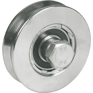IBFM Schiebetorrolle 360 mit Kugellager, Ø 80mm, V-Nut, Stahl verzinkt