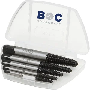 BOHRCRAFT Schraubenausdreher-Satz Code 9700 Gr.1 -6 in Kassette 6-teilig