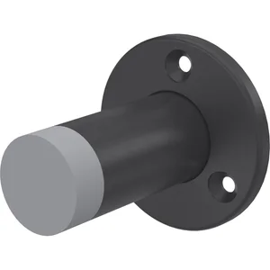 KWS Wandtürpuffer 2009 ø 55 mm, Höhe 60 mm, Stahl schwarz lackiert