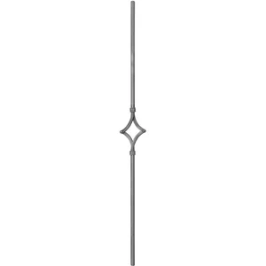 ARTEFERRO Design Stab VK 12 mit Design Element, 1000 mm, Schmiedeeisen