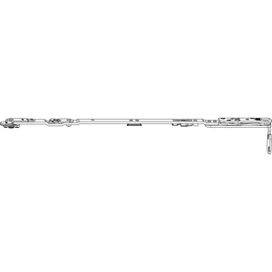 MACO MM DK-Scherenarm POWER Sparlüftung 13V FT24 FFB 801-1300 mm silber links