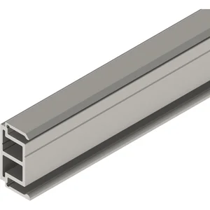SOLIDO 100/HELM Abstandsprofil 15 mm auf Maß L=6000 mm Edelstahl-Effekt