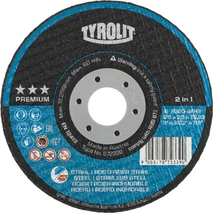 TYROLIT Trennscheibe gerade Premium*** 125 x 2.5 mm 2in1 Form 41