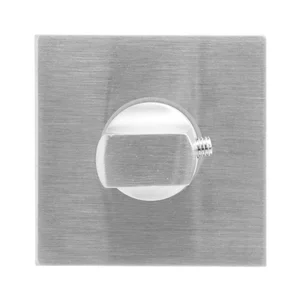 MARCHESI WC-Rosette flach eckig, Edelstahl matt