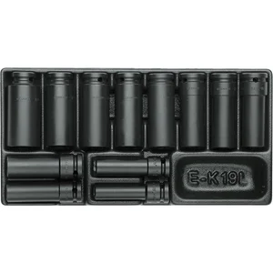 GEDORE Satz Kraft Schrauber Einsätze 1/2"1500 ES-K19L in 1/3 ES-Modul 12-tlg