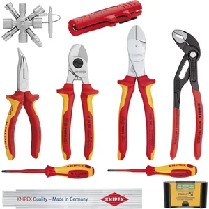 KNIPEX Werkzeug-Erweiterungsset Elektro 002090V01 10-teilig
