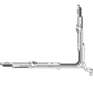 MACO MT Ecklagerband für Rundbogen TV, rechts, Versatz 13 mm, 60 kg (55353)