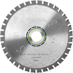 FESTOOL Flachzahn Kreissägeblatt HW ø 210x2,6x30 Zähne 36 Flachzahn