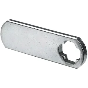 HETTICH Schlossriegel flach Türstärke 0,7 - 8 mm, Stahl vernickelt