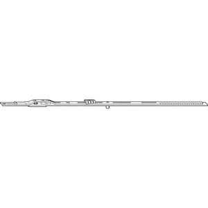 ROTO NT/NX Rundbogen-Bauteil waagrecht L= 680 mm silber