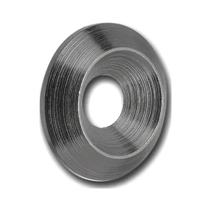 Rosette 90° Vollmetall M 4 Edelstahl A4 für Senkschrauben