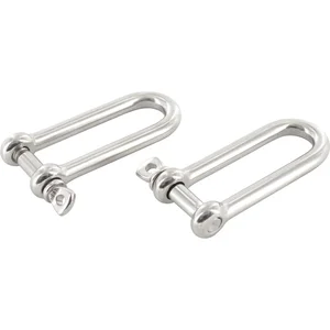 Normschäkel Edelstahl Bolzen lange Form ø10 mm Lichte=80 mm