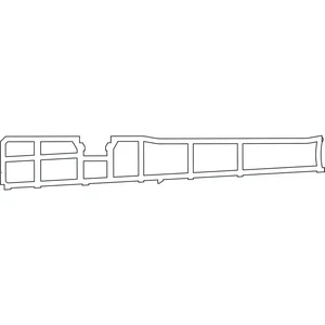 HAUTAU ThermoTop Aufbauprofil 2 TS 88-92 mm, L=6500 mm, Kunststoff grau